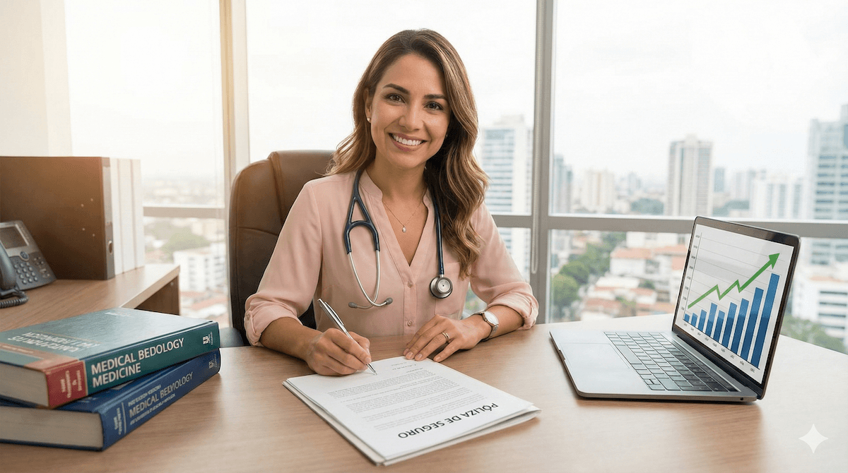 Hero del episodio De la Medicina a los Seguros: El Éxito de Fernanda Jiménez